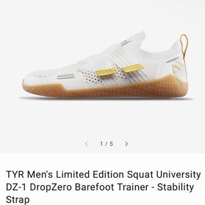 TYR Limited Edition Squat University Sz M8.5 W10 DropZero Barefoot Trainer